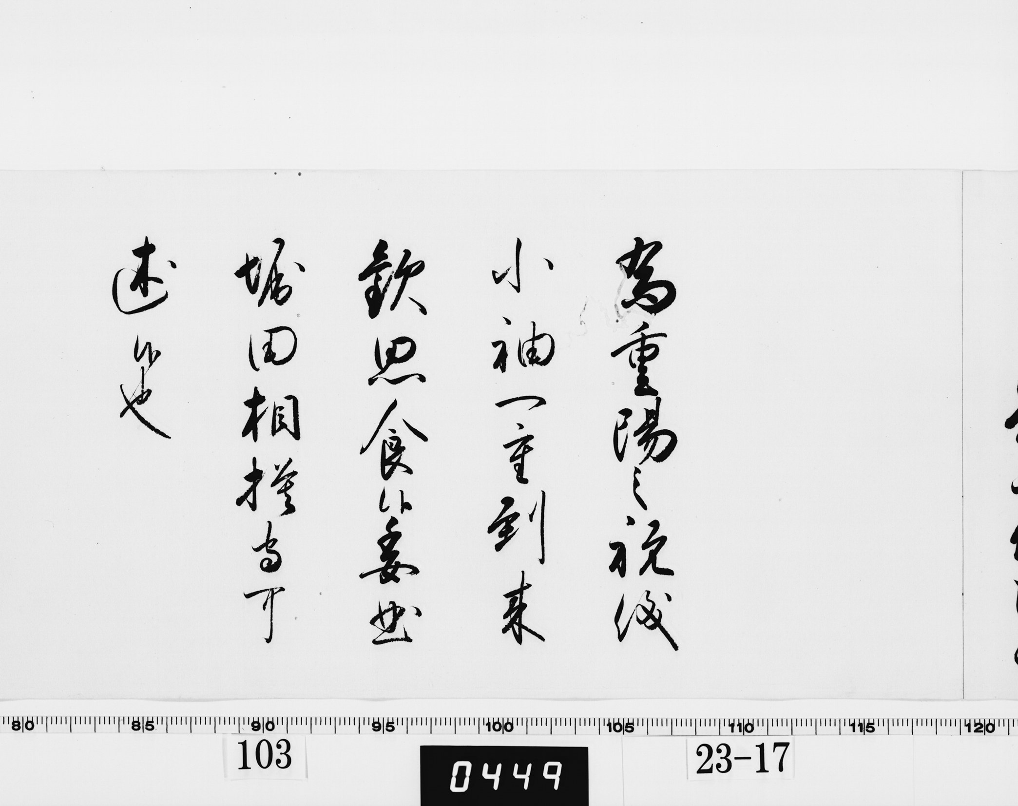 徳川家重御内書の画像