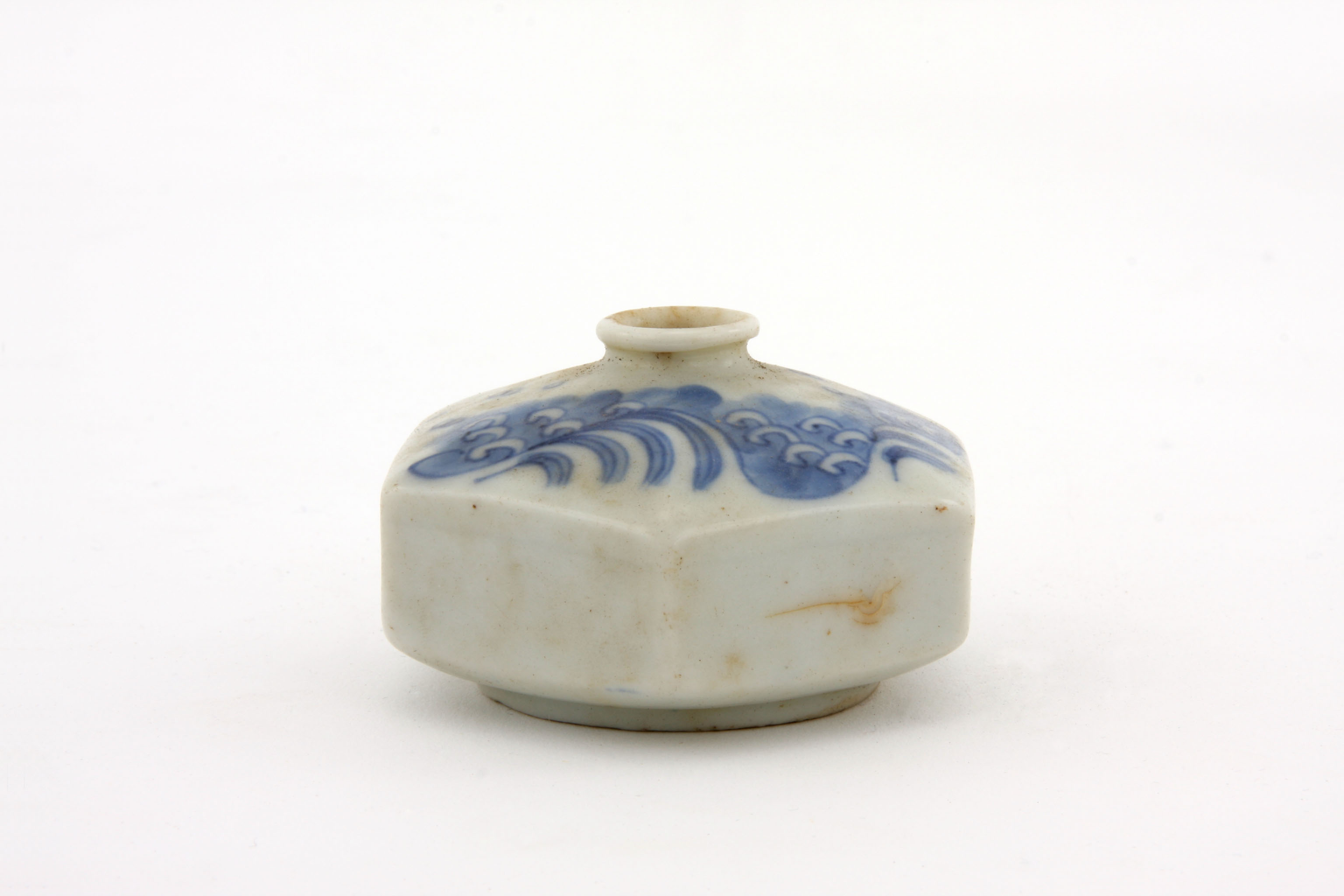 染付油壺の画像