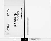 御用人御預印御帳面水帳の画像