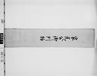 徳川家光判物包紙の画像