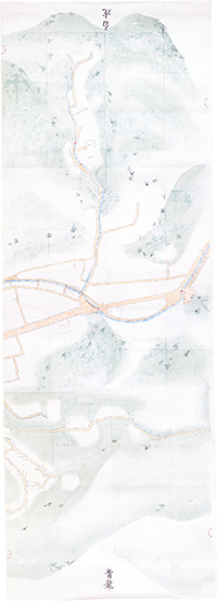 武術稽古場周辺図の画像