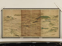 対馬府中図屏風の画像